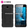Hybrid shockproof impact dual layer heavy duty kickstand case for Nokia650
